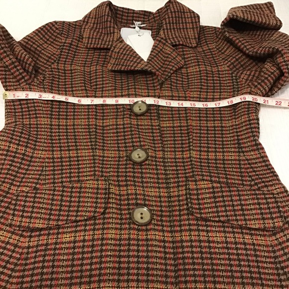 Sosken Studios Houndstooth Flare Coat - Picture 10 of 10